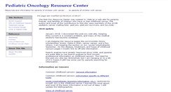 Desktop Screenshot of ped-onc.org