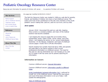 Tablet Screenshot of ped-onc.org